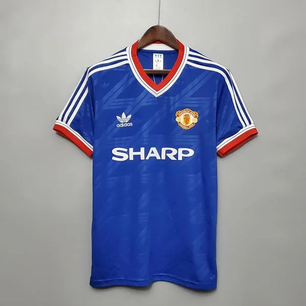 Camiseta de fútbol Manchester United 1986/88 TERCERA MANGA CORTA VERSION FAN
